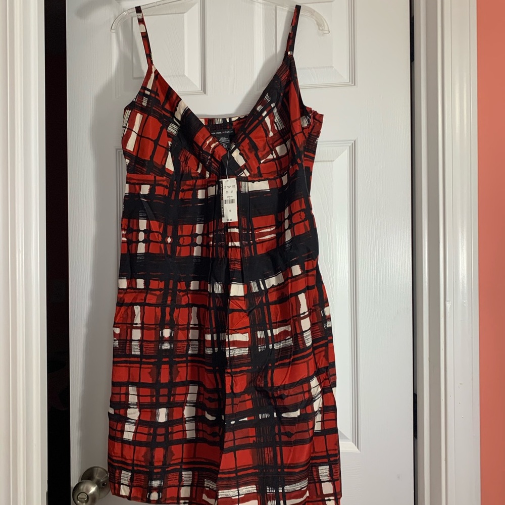 BRAND New New York and Company Plaid Dress